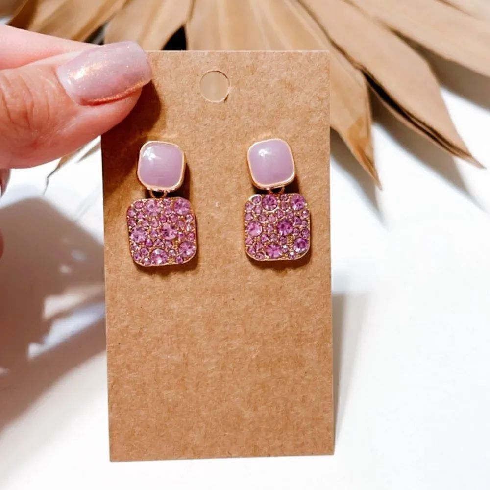geo dangle earrings #377